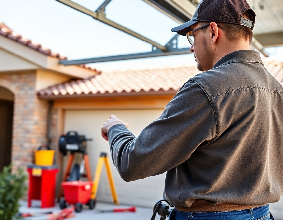 Broken Garage Door Spring Replacement in Goodyear, Arizona
